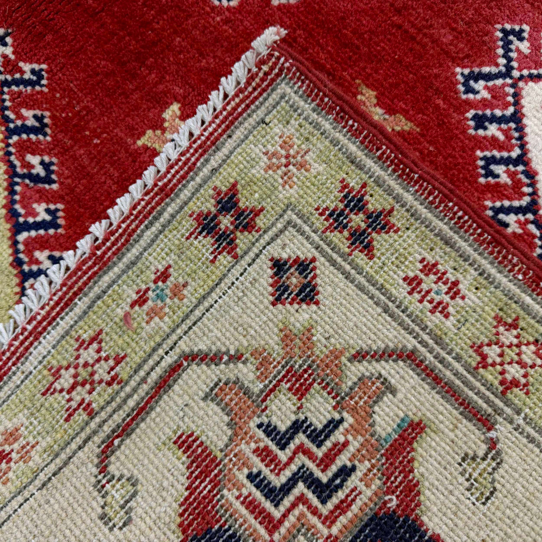 Handmade Kazak Area Rug 5' 0" x 6' 8" - No. AL90994