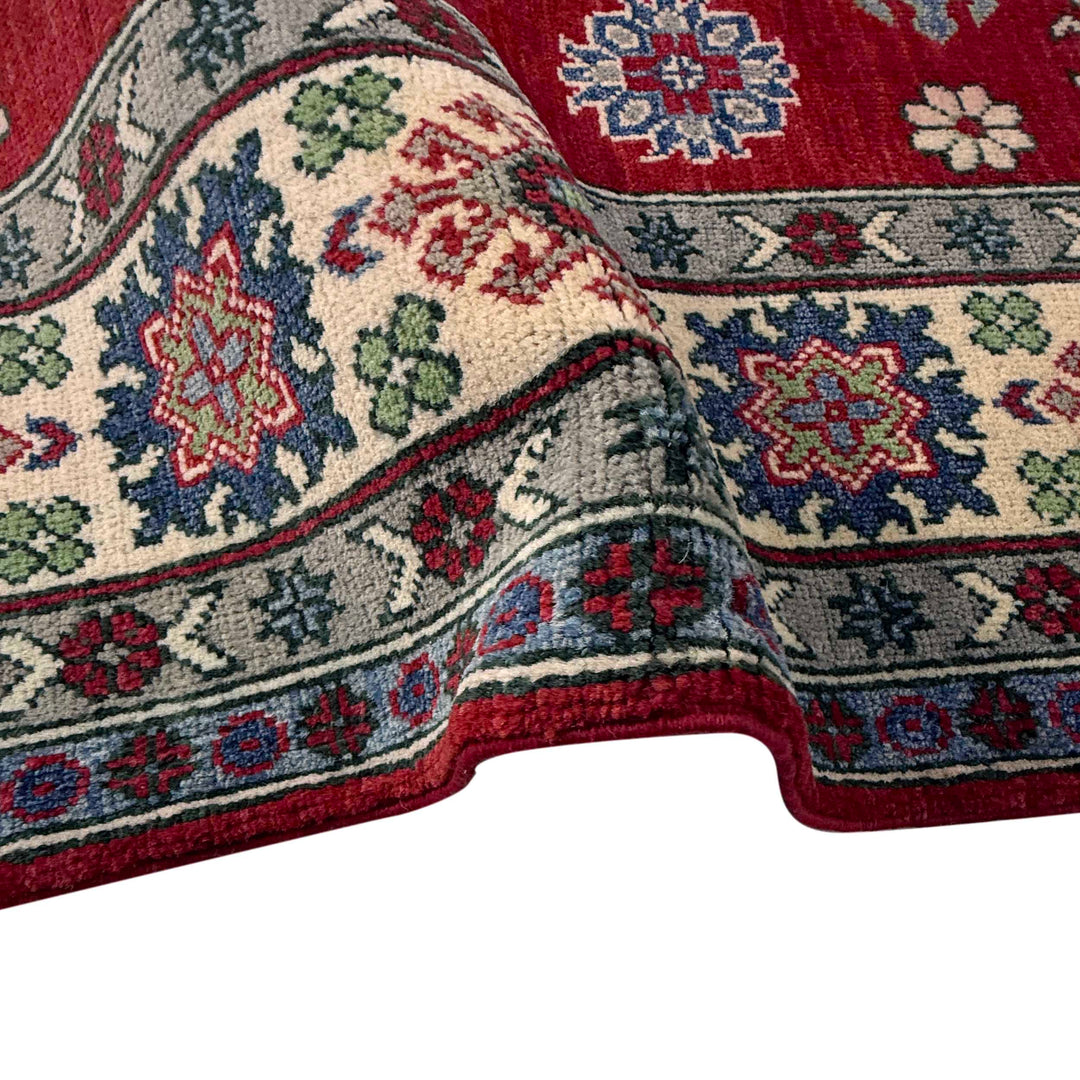 Handmade Kazak Area Rug 4' 11" x 6' 5" - No. AL20915