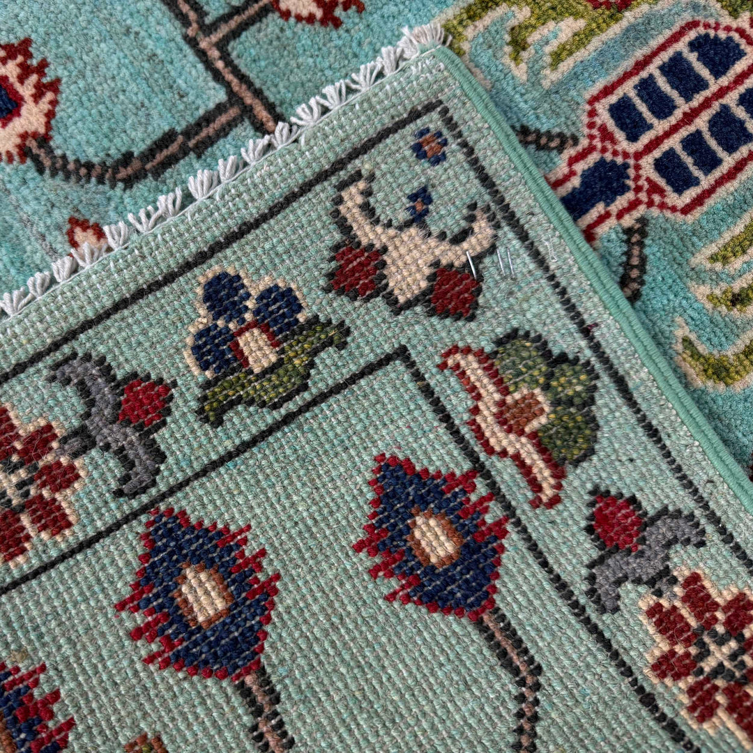 Hand knotted Contemporary Style Sultani Rug Runner 2' 11" x 9' 7" - No. AL34133