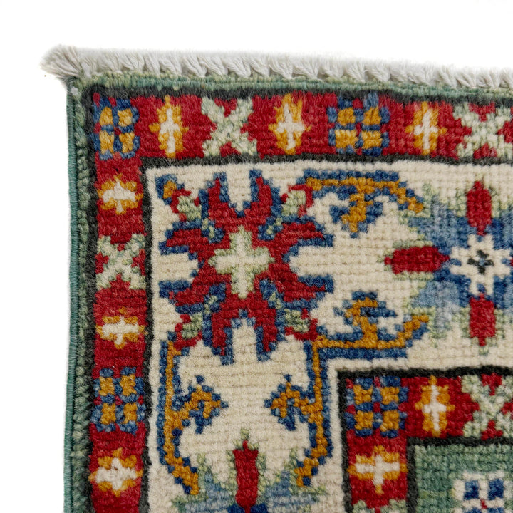 Hand Knotted Kazak Oriental Runner Rug 2' 0" x 6' 1" - No. AL86576