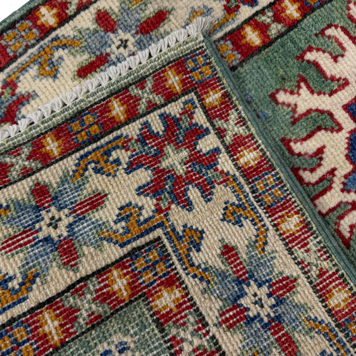 Hand Knotted Kazak Oriental Runner Rug 2' 0" x 6' 1" - No. AL86576