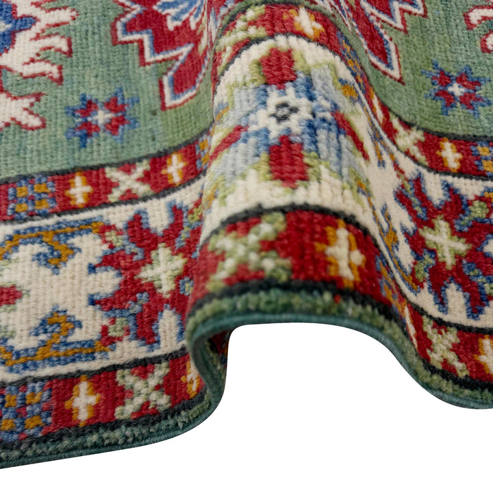Hand Knotted Kazak Oriental Runner Rug 2' 0" x 6' 1" - No. AL86576