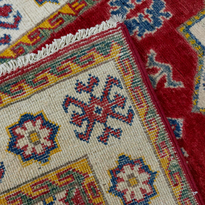 Hand knotted Kazak Runner Carpet 2' 6" x 9' 11" - No. AL73536