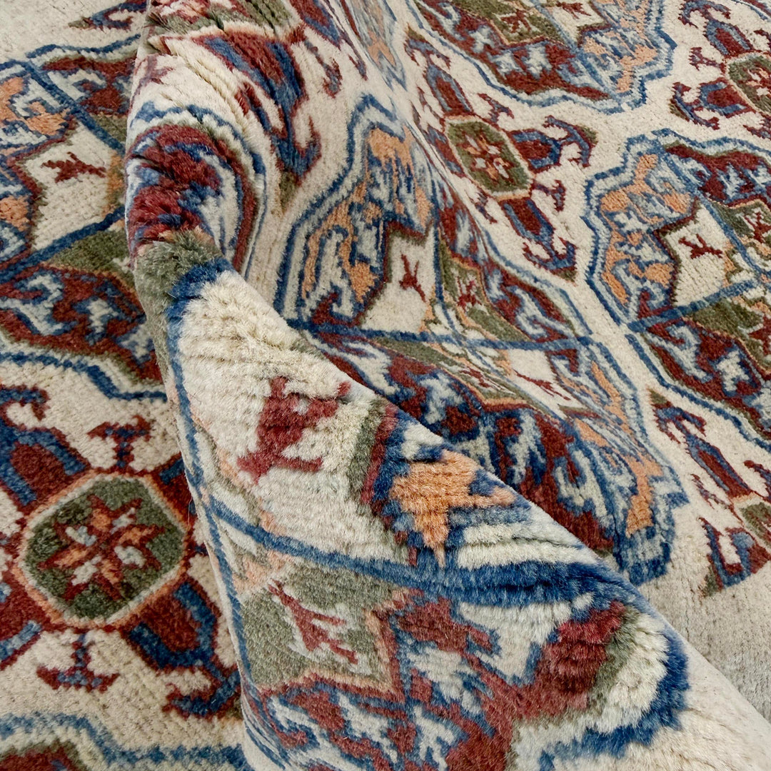 Hand Knotted Oriental Waziri Runner Rug 2' 7" x 7' 11" - No. AL33665