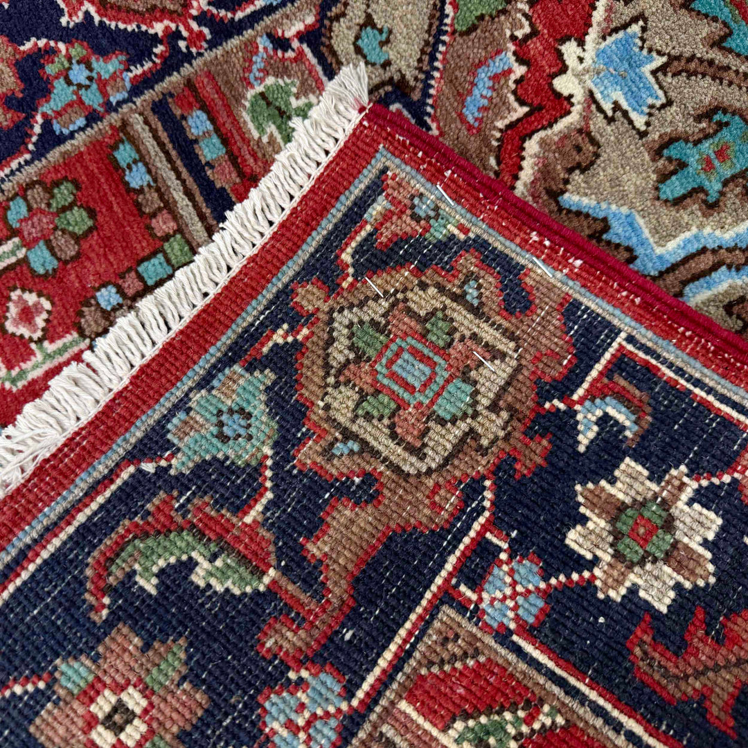 Afghan Heriz Rug 2' 8" x 4' 2" Hand-Knotted | No. AL52355