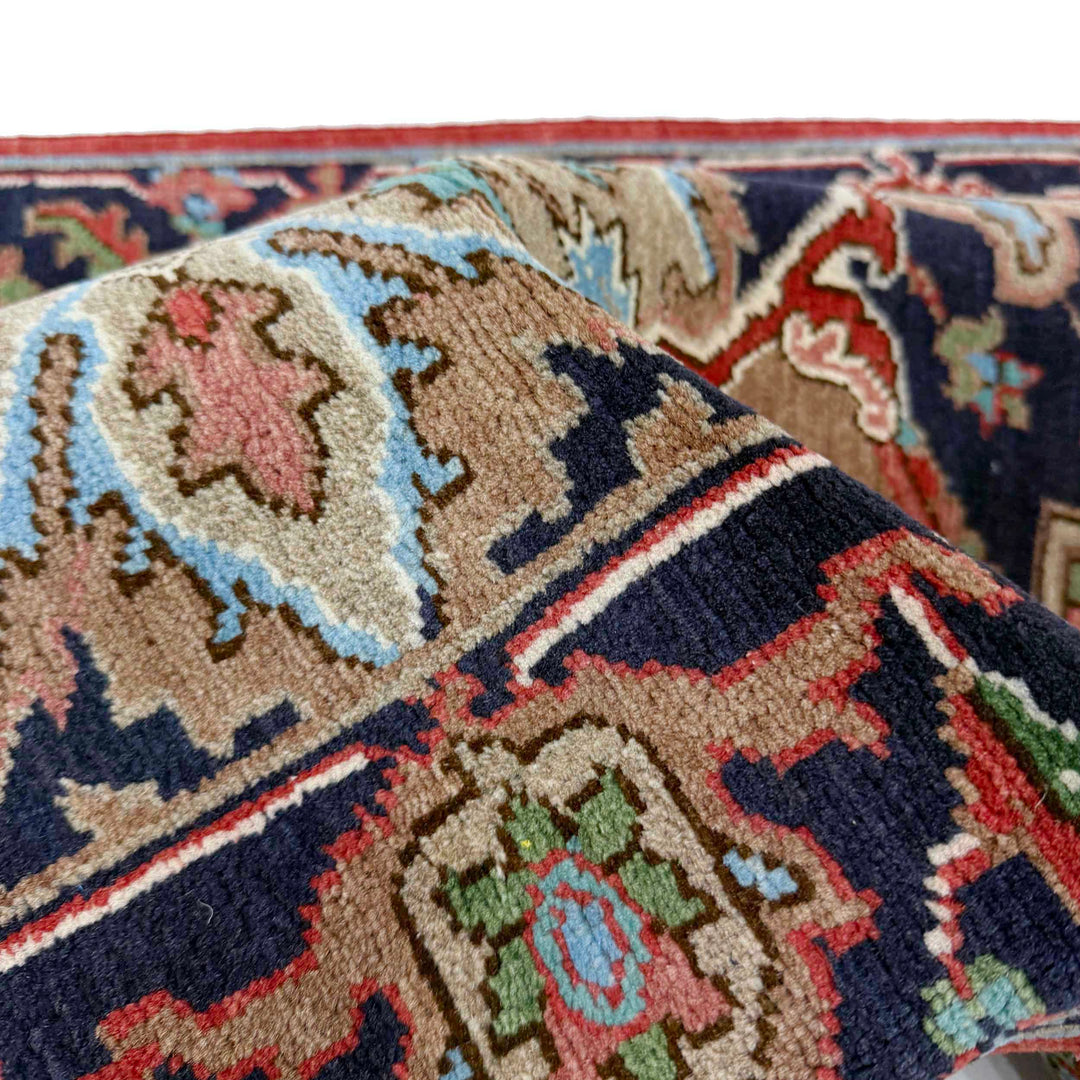 Afghan Heriz Rug 2' 8" x 4' 2" Hand-Knotted | No. AL52355