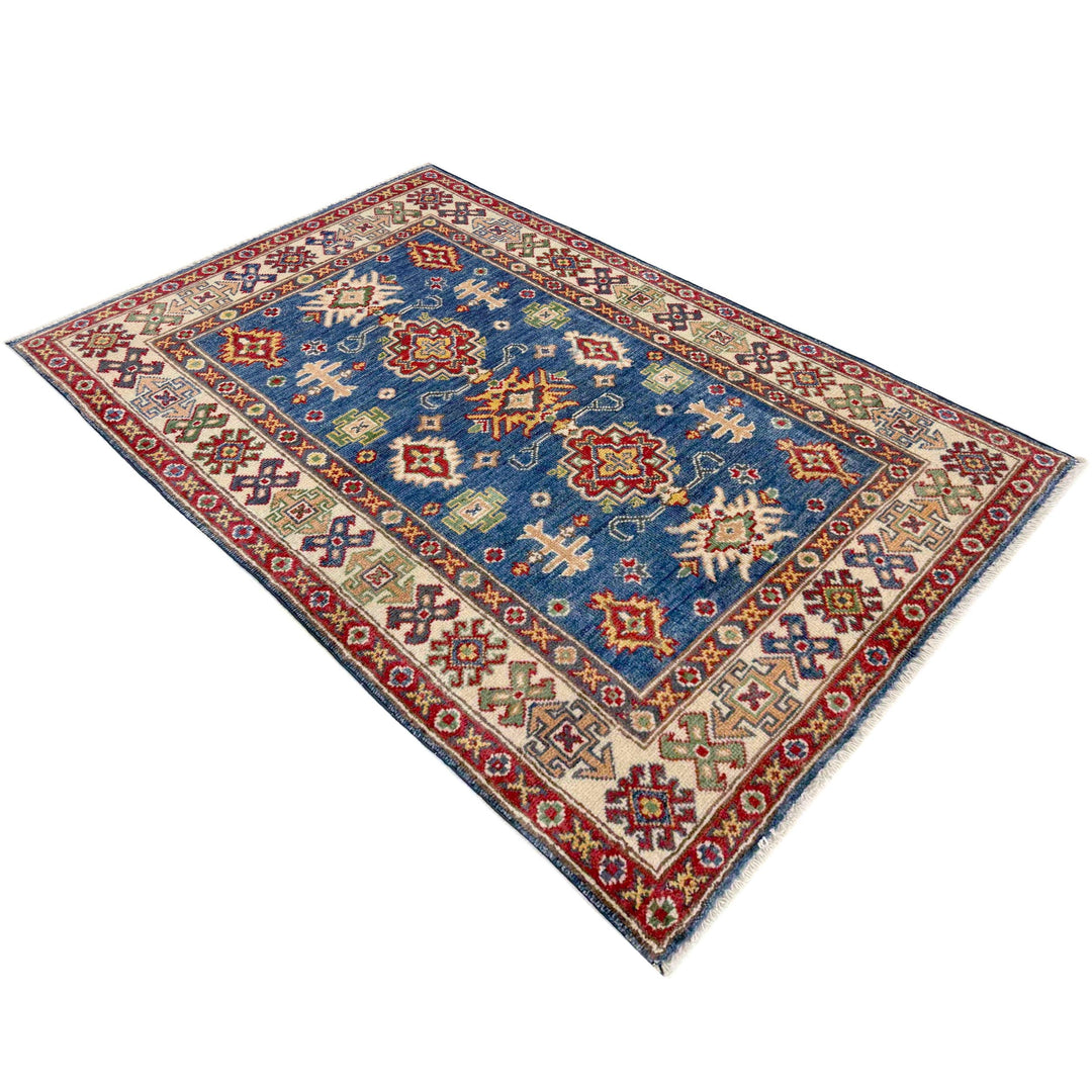 Hand Knotted Kazak Oriental Rug 2' 11" x 4' 9" - No. AL75261