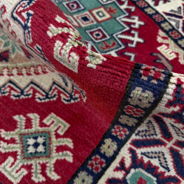 Hand knotted Kazak Carpet 2' 8" x 4' 0" - No. AL32743