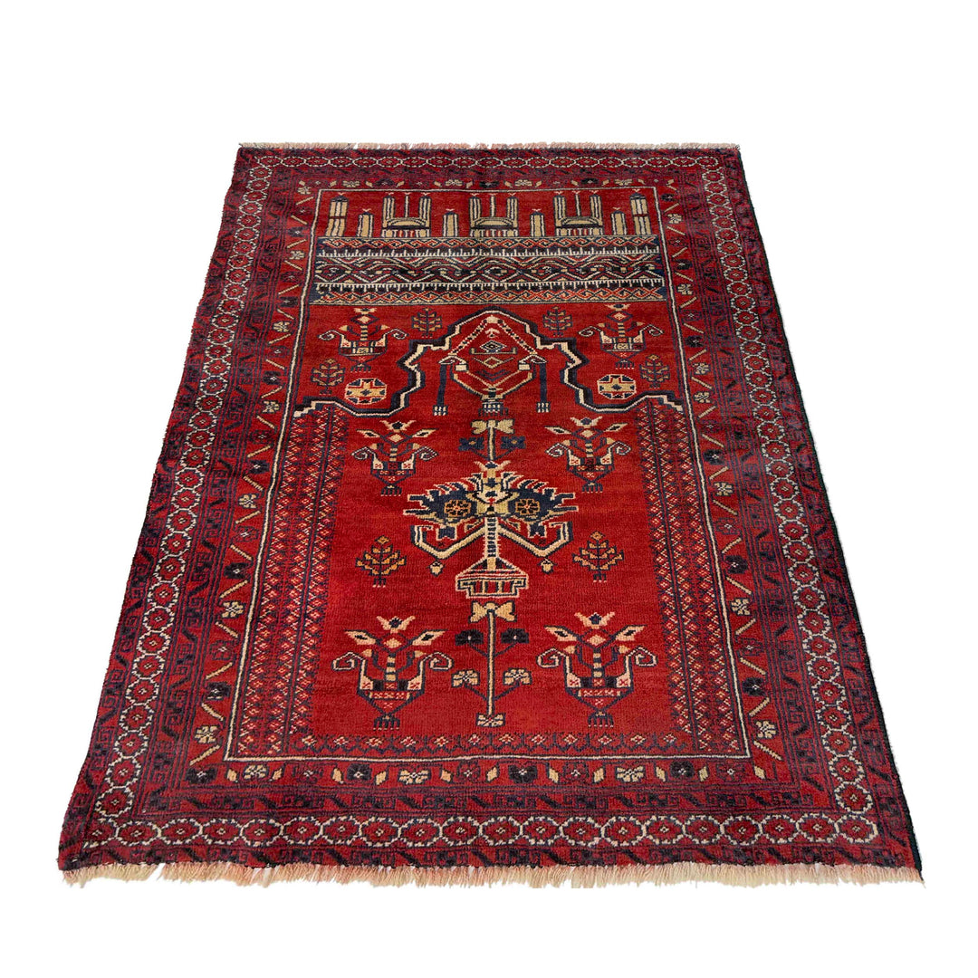 Handmade Prayer Rug 2' 10" x 4' 2" - No. AL18477