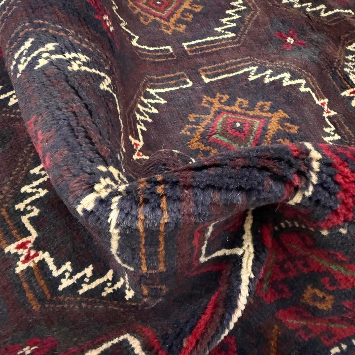 Tribal Baloch Rug 3' 10" x 6' 4" - No. AL46679