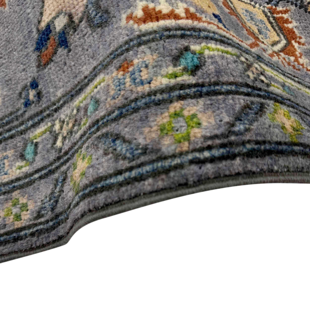 Afghan Heriz Rug 6' 0" x 8' 8" Hand-Knotted | No. AL32319