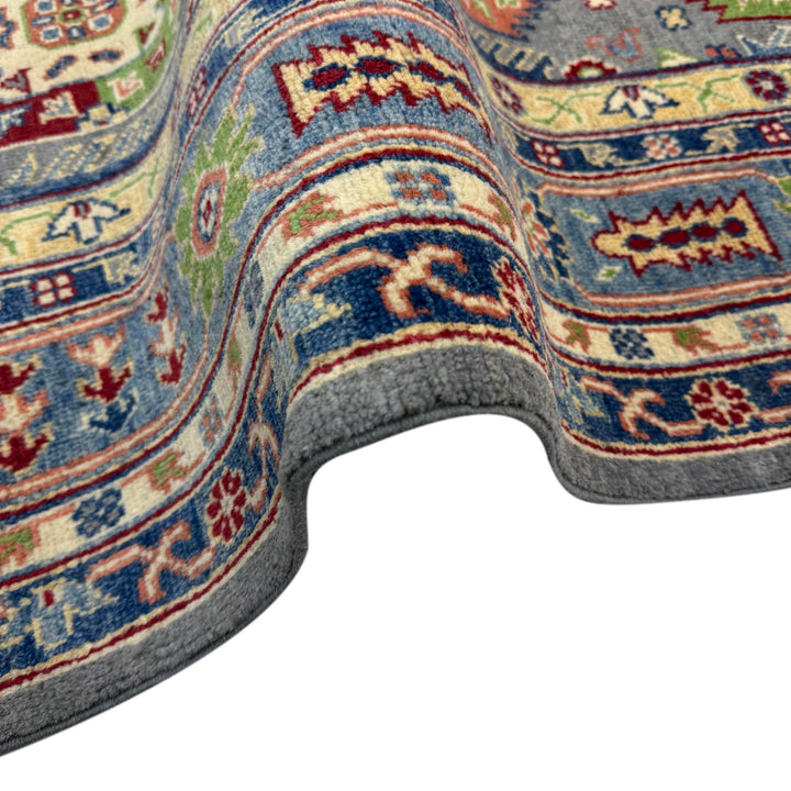 Afghan Waziri Rug 5'6" x 8'4" Hand-Knotted field