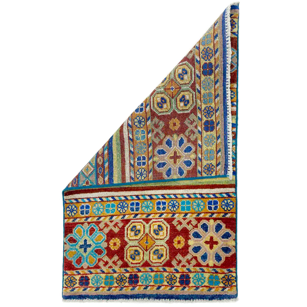 Afghan Gabbeh Rug 2' 0" x 3' 2" Hand-Knotted | No. AL37750