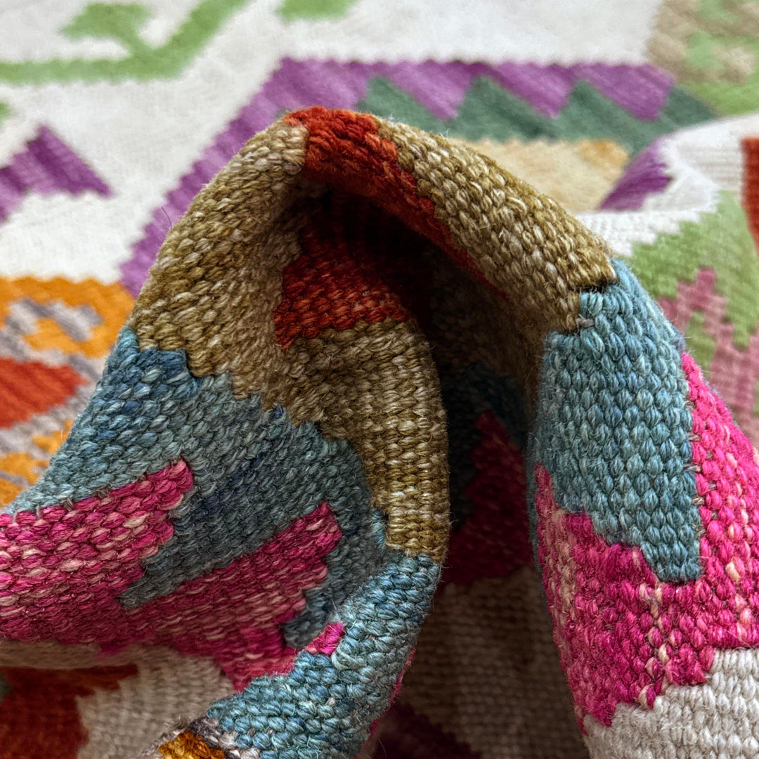 Handmade Vegetable Kelim 2' 7" x 3' 11" - No. AL864920