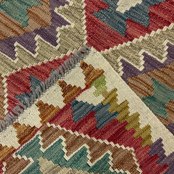 Hand Knotted Flatweave Kilim 2' 10" x 4' 4" - No. AL698079