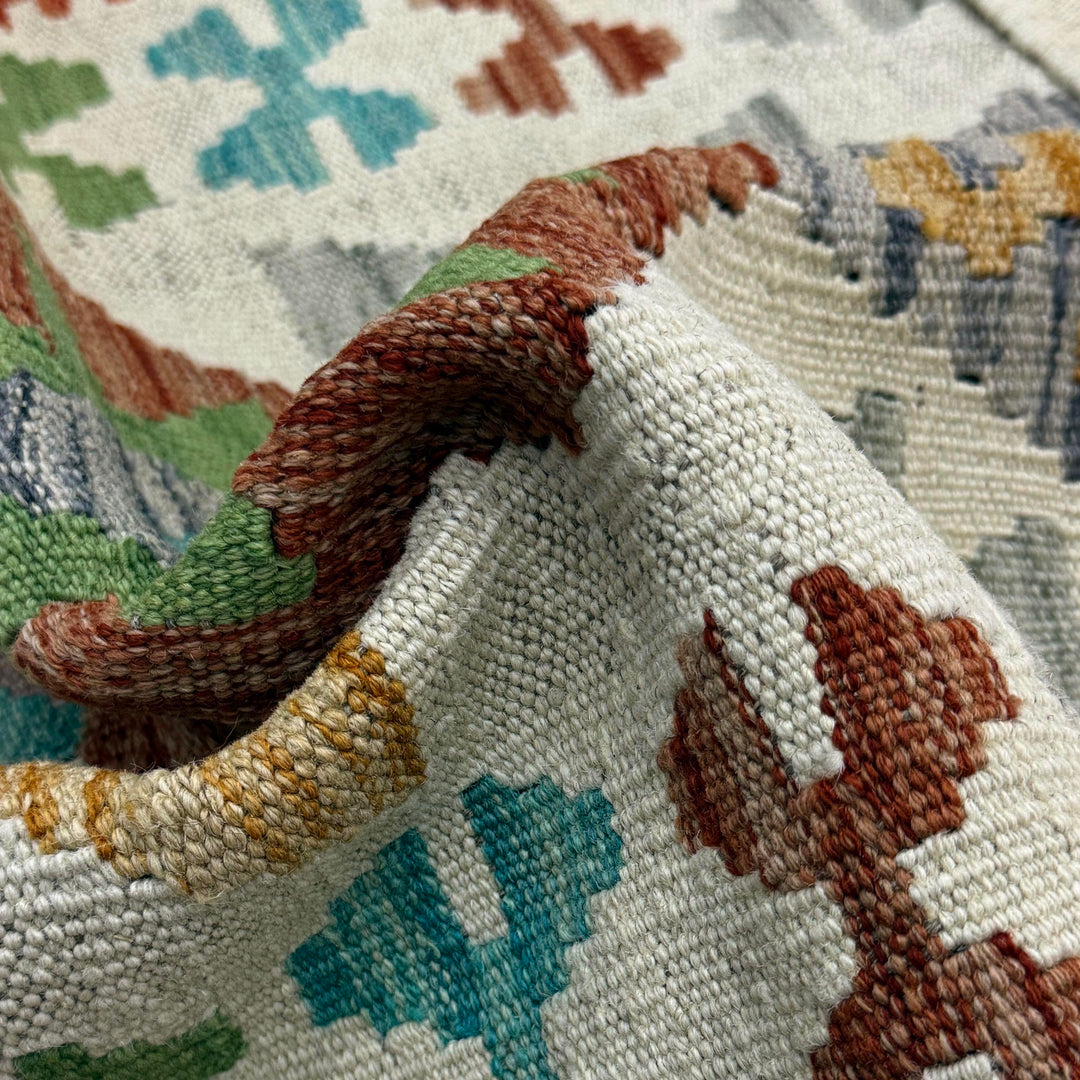 Handmade Afghan Vegetable Kilim 2' 6" x 4' 2" - No. AL108478