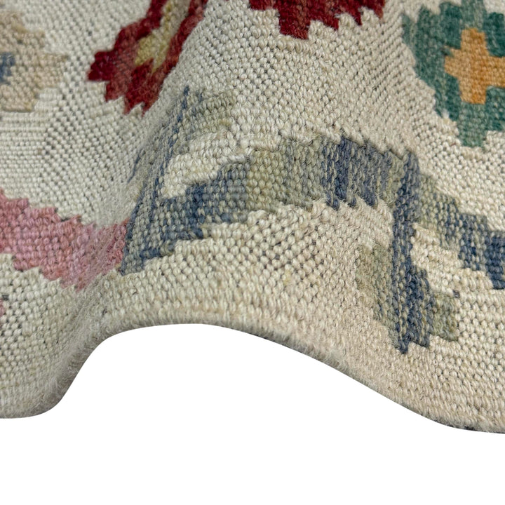 Multi Color ful Flat-Weave Wool Kilim 2' 10" x 4' 2" - No. AL823893