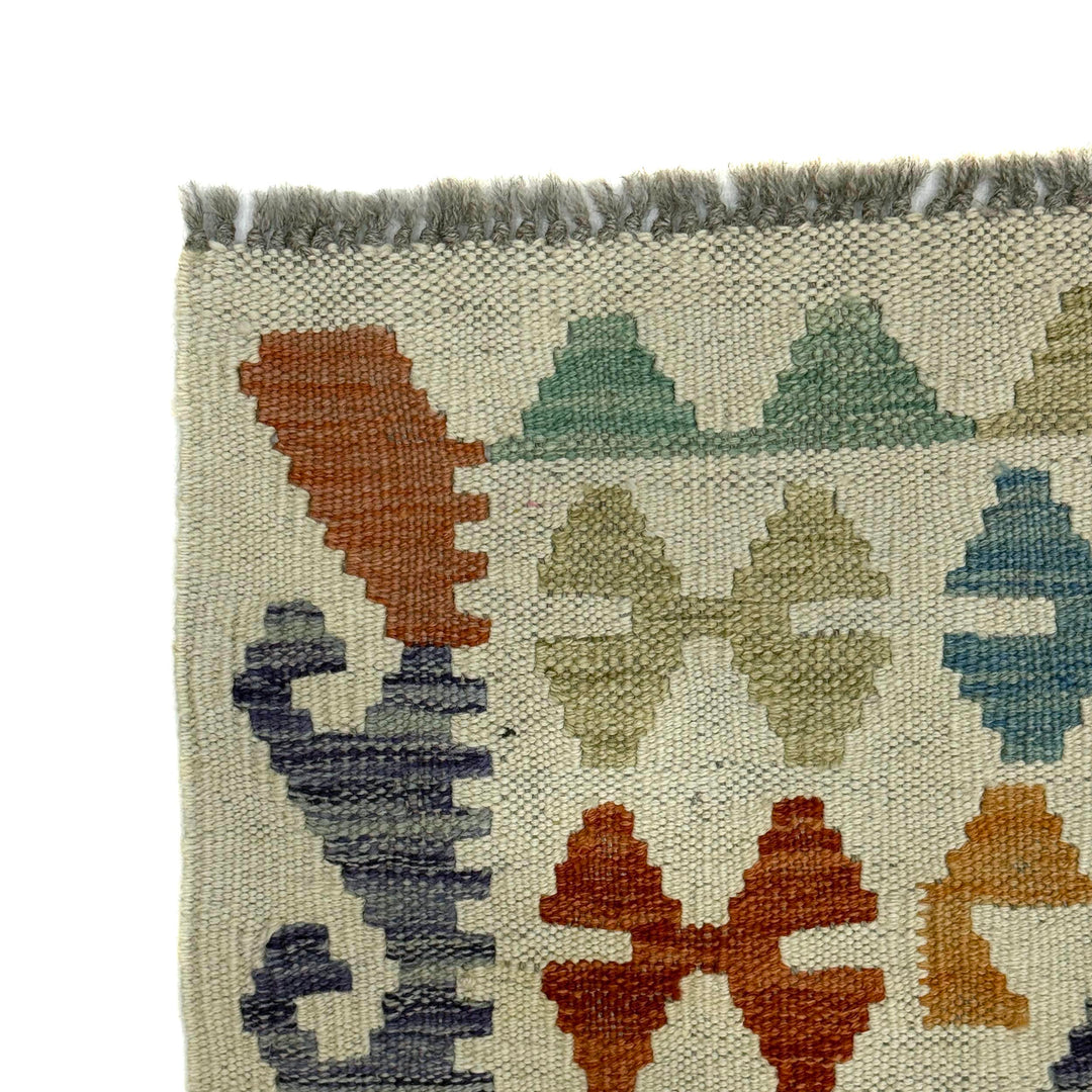 Handmade Vegetable Kilim 2' 6" x 4' 0" - No. AL300568