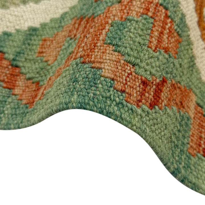 Afghan Kilim Rug 6' 2" x 8' 1" Hand-Woven field