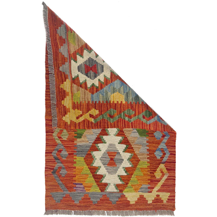 Handmade Vegetable Kilim 2' 0" x 3' 2" - No. AL404780
