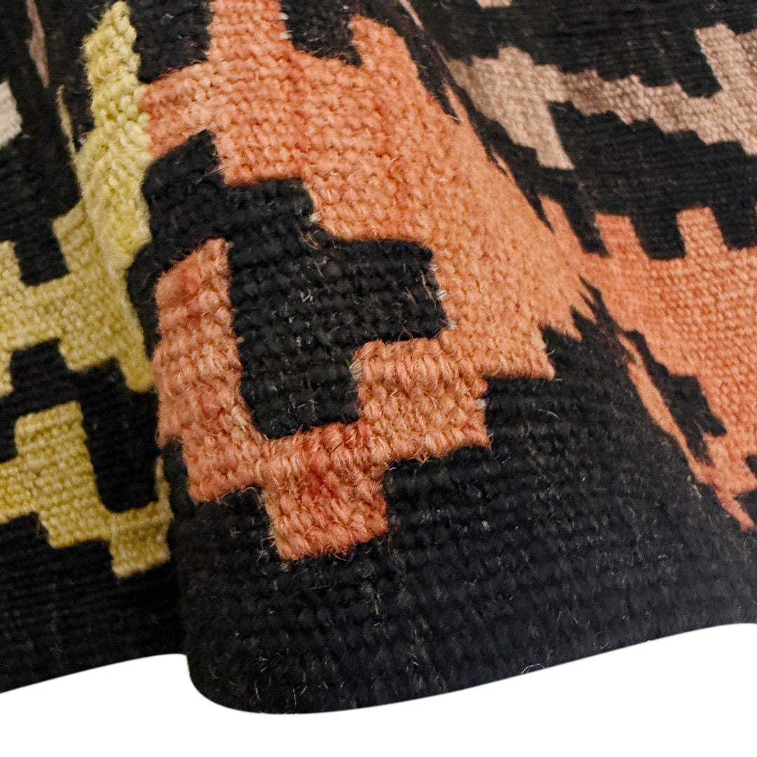 Afghan Vegetable Kilim Rug 6'8" x 9'9" Flat-Weave field