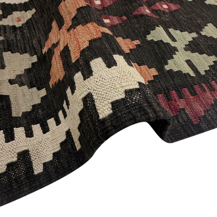 Afghan Kilim Rug 6' 7" x 9' 10" Flat-Weave | No. AL92777