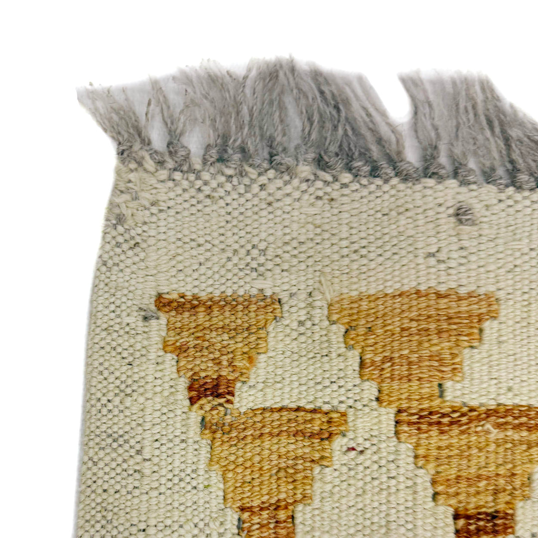 Afghan Vegetable Kelim Runner 2' 2" x 6' 4" Flat-Weave pattern