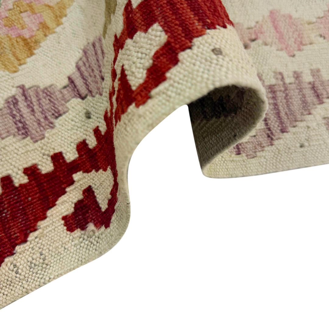 Afghan Vegetable Kelim Runner 2' 2" x 6' 4" Flat-Weave field