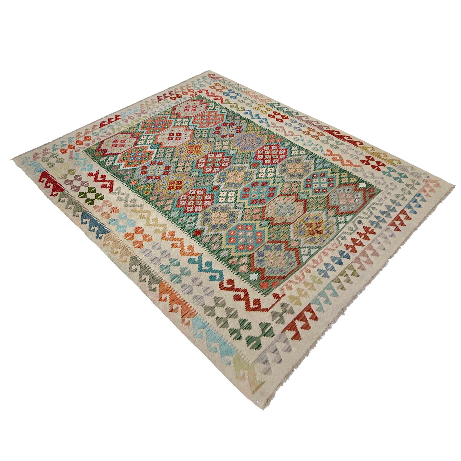 Hand Made Afghan Kilim 6' 4