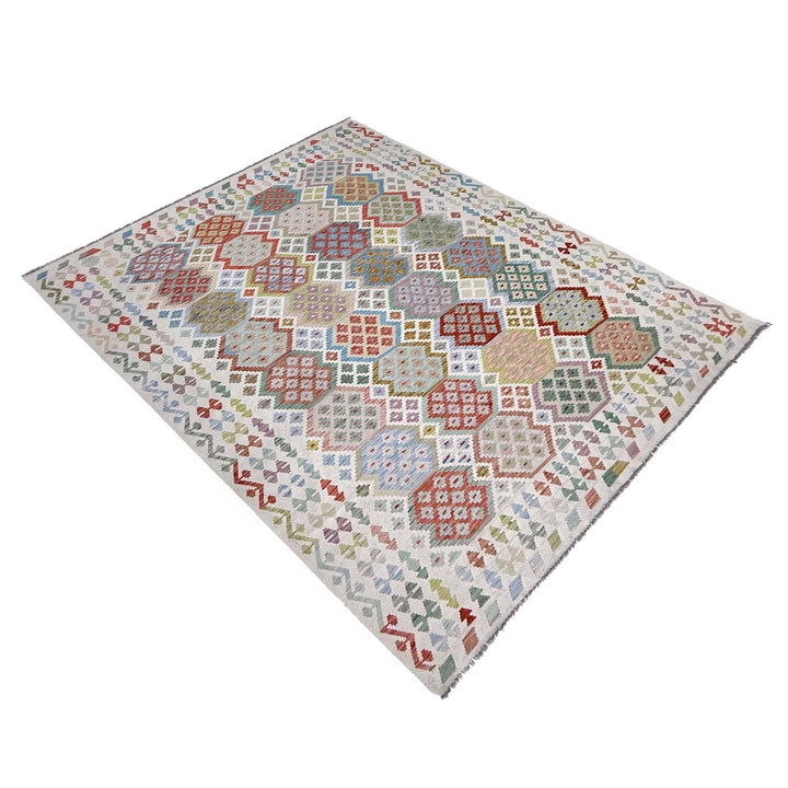 Afghan Kilim Rug 8' 7" x 11' 2" Flat-Weave view