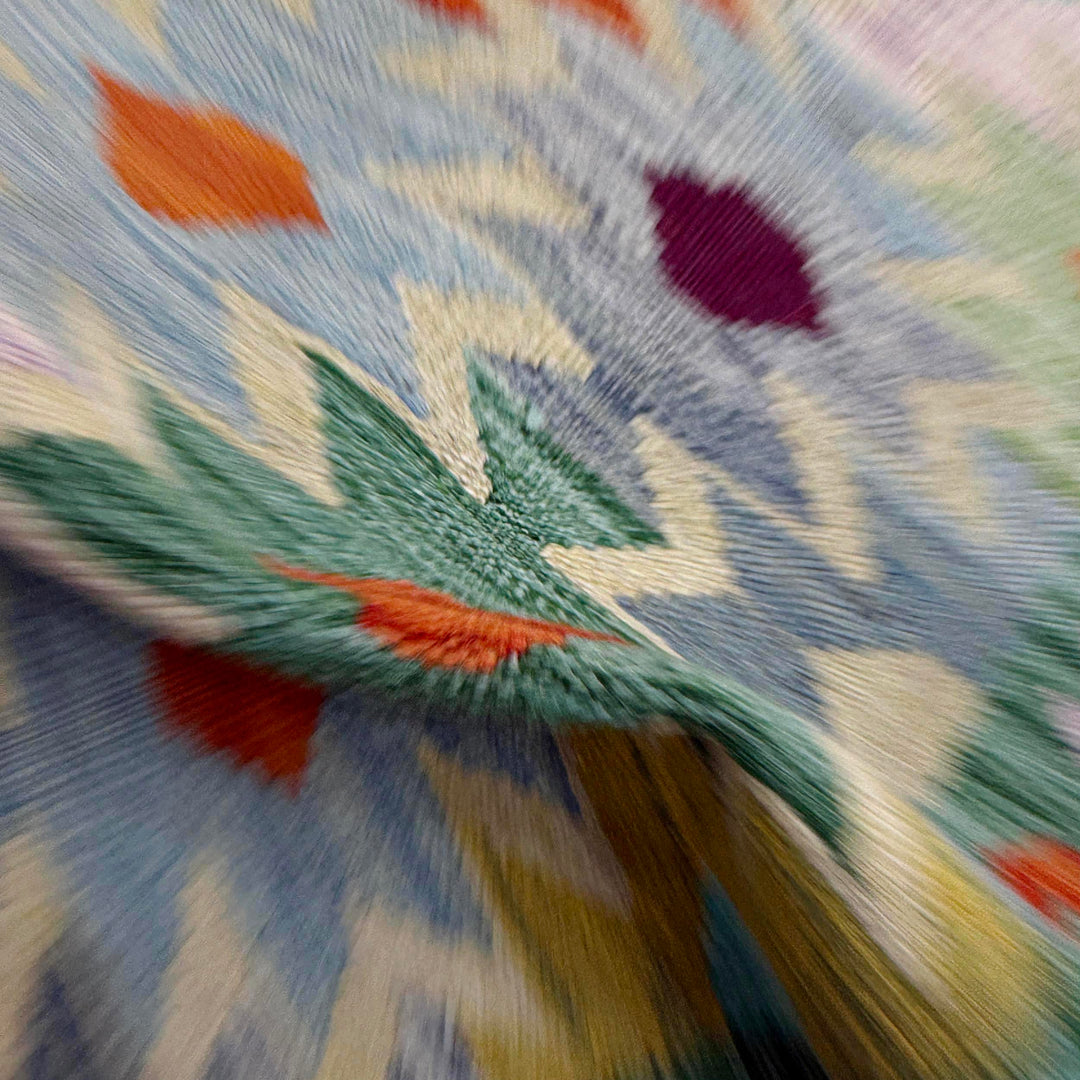 Afghan Vegetable Kilim Rug 2'7" x 4'0" Flat-Weave texture