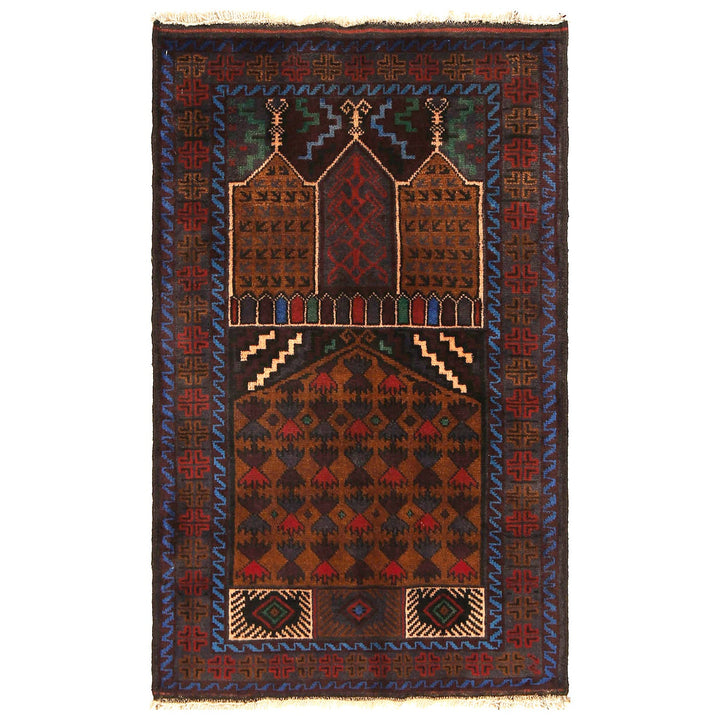 Muslim Prayer Rug 2' 6" x 4' 0" - No. AL75766