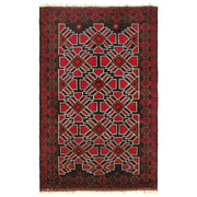 Tribal Baloch Rug 2' 11" x 4' 7" - No. AL75563