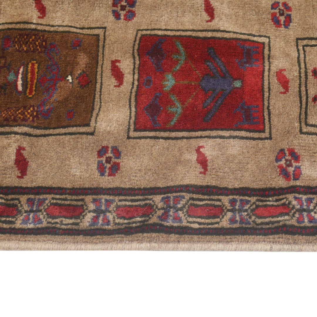 Brown Baluchi Rug 3' 0" x 4' 0" - No. AL54569