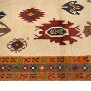 Hand Knotted Kohistani Carpet 5' 9" x 7' 5" - No. AL38649