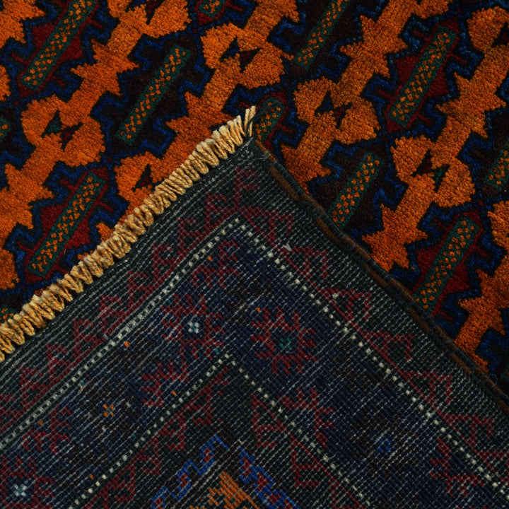 Orange Color Prayer Rug 2' 11" x 4' 0" - No. AL68636