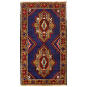 Hand Knotted Baluchi Rug 2' 9" x 4' 11" - No. AL50278