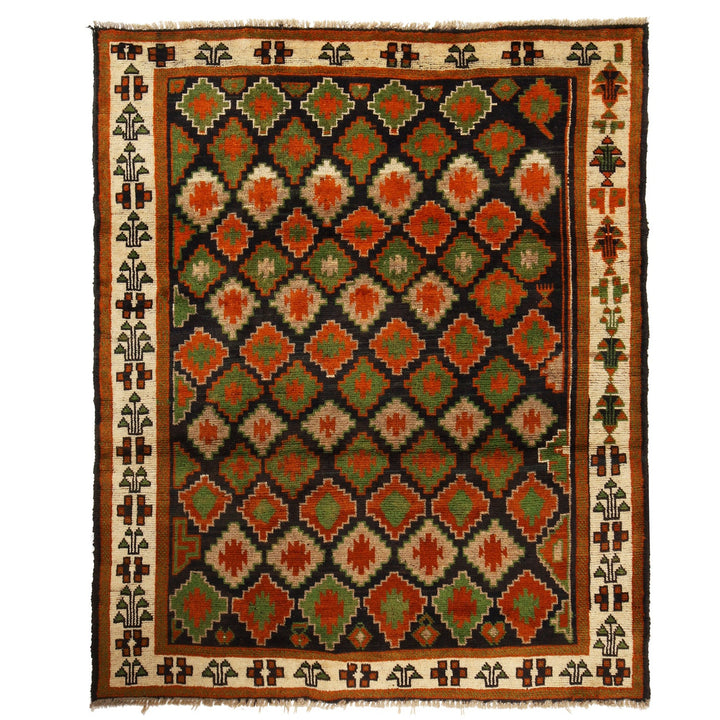Hand Knotted Kohistani Carpet 5' 1" x 6' 2" - No. AL94481