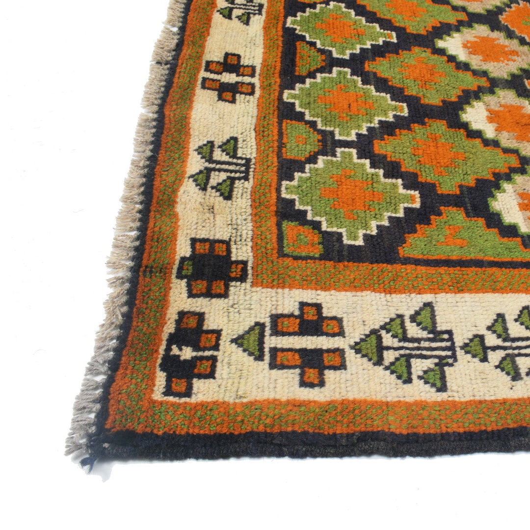 Hand Knotted Kohistani Carpet 5' 1" x 6' 2" - No. AL94481