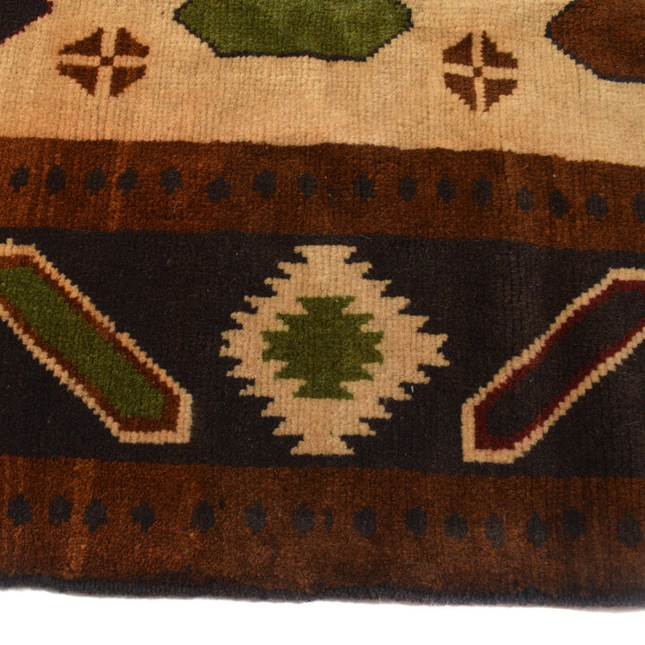 Hand Knotted Kohistani Area Rug 6' 7" x 8' 11" - No. AL99732