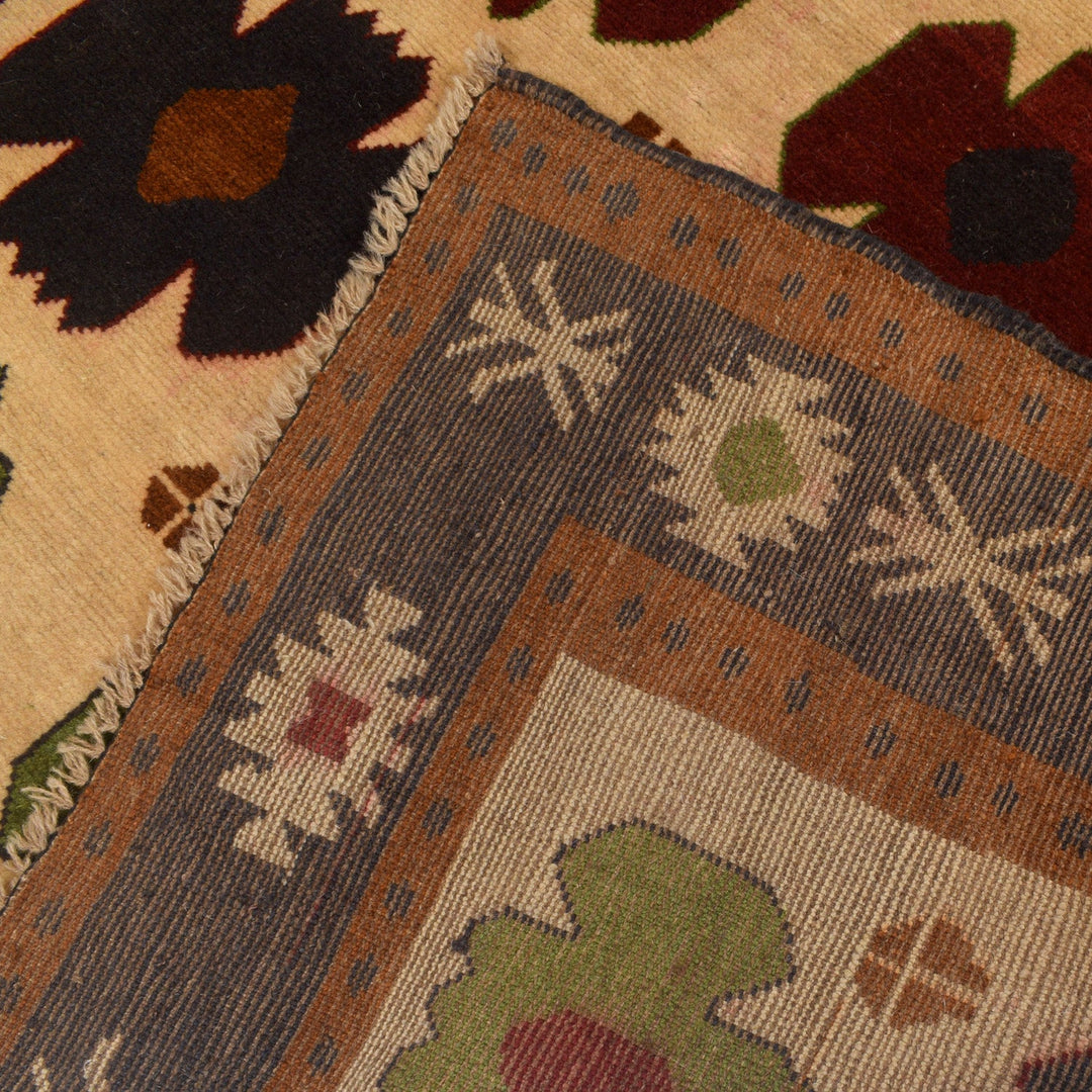 Hand Knotted Kohistani Area Rug 6' 7" x 8' 11" - No. AL99732