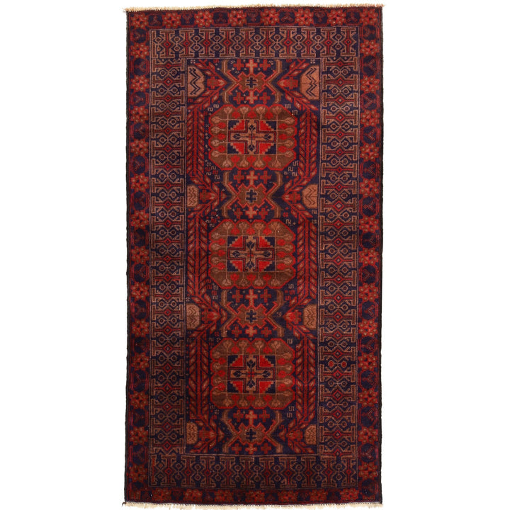 Traditional Baloch Rug 3' 5" x 6' 6" - No. AL69384