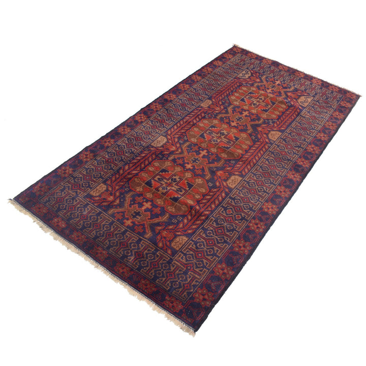 Traditional Baloch Rug 3' 5" x 6' 6" - No. AL69384