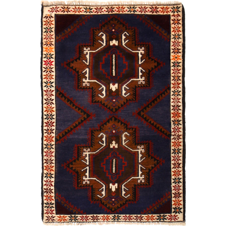 Traditional Baloch Rug 2' 9" x 4' 9" - No. AL26134