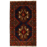 Baluch Short Rug 3' 11" x 6' 4" - No. AL19423