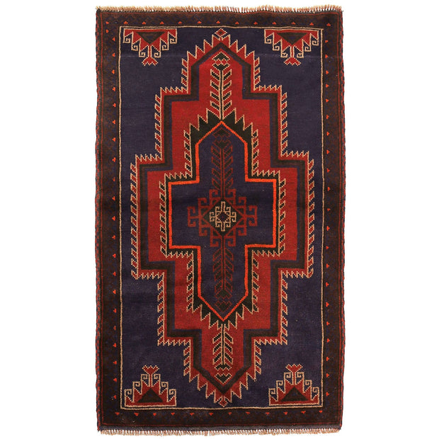 Traditional Baloch Rug 2' 9" x 4' 9" - No. AL91874