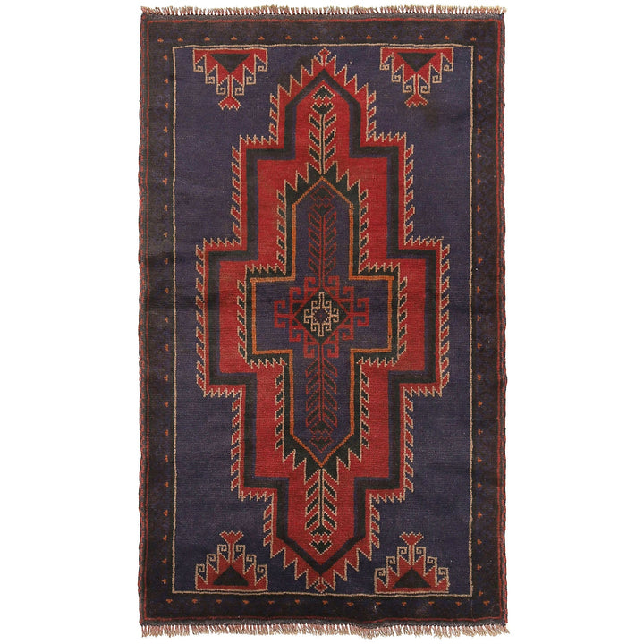 Traditional Baloch Rug 2' 9" x 4' 9" - No. AL15780