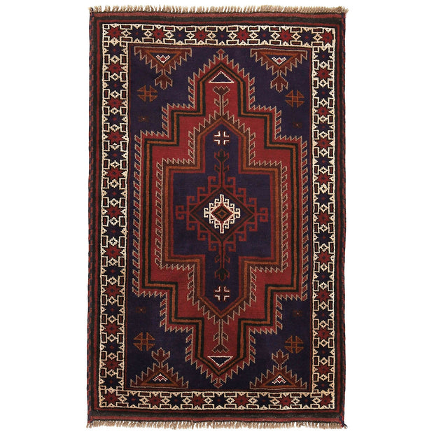 Traditional Baloch Rug 2' 10" x 4' 4" - No. AL96560