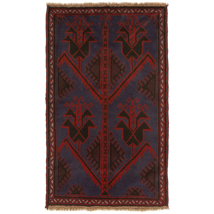 Traditional Baloch Rug 2' 9" x 4' 8" - No. AL47419