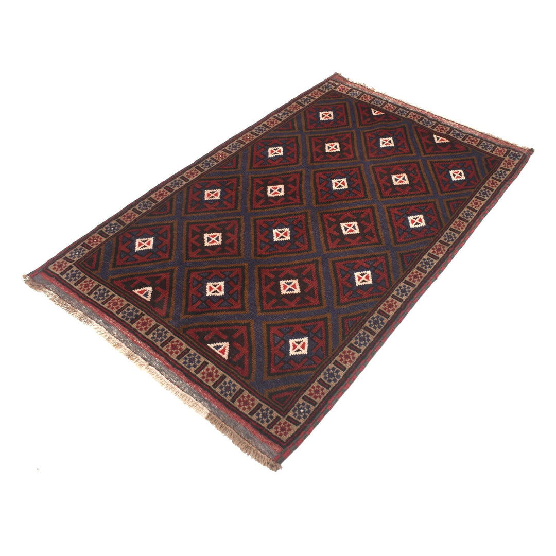 Traditional Baloch Rug 3' 2" x 4' 11" - No. AL14406